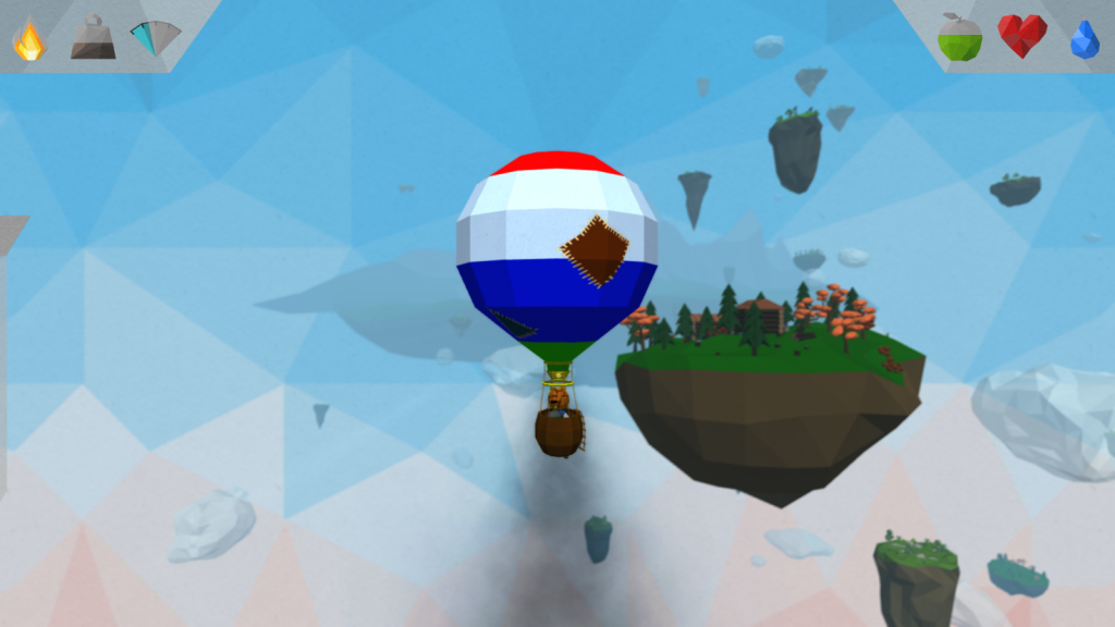 Flug mit beschädigtem Ballon in aloft